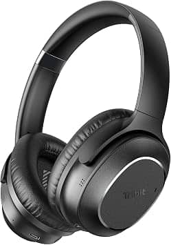Tribit BTH83 Headphones & Earbuds Black New
