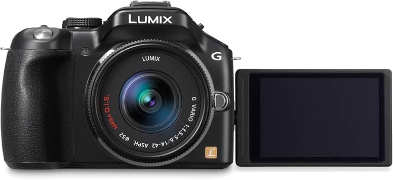 Panasonic LUMIX G5KK Digital Cameras Black New w/ 14-42mm Kit