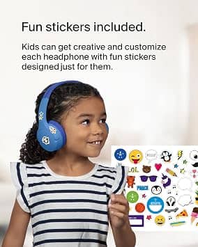 Belkin SoundForm Mini Headphones & Earbuds Blue New