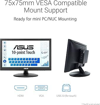 ASUS VT169HE Monitors