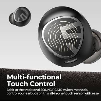 SoundPEATS Free2 classic Headphones & Earbuds Black New