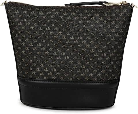 Calvin Klein Ash Crossbody Women's bags Brown Monogram New
