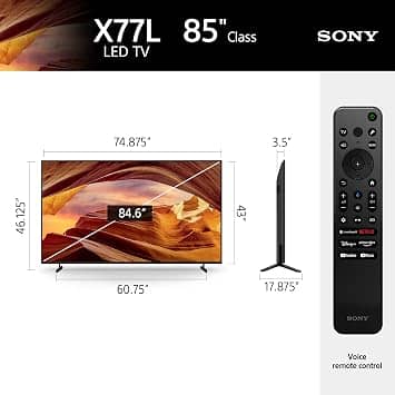 Sony X77L TVs 85 inch New
