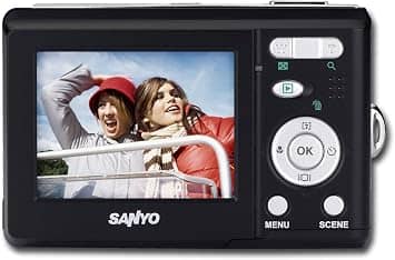 SANYO s650 Digital Cameras Black New Body Only