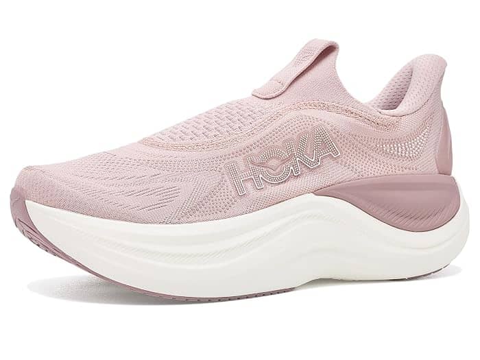 Hoka Skyward Laceless Sneaker Pink Full Size Run New