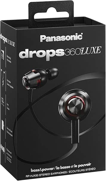 Panasonic RP-HJX20-K Headphones & Earbuds Silver New