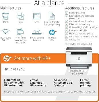 HP MFP M234dwe Printers Refurbished - Excellent