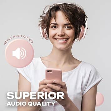 PowerLocus P1 Headphones & Earbuds Gold New