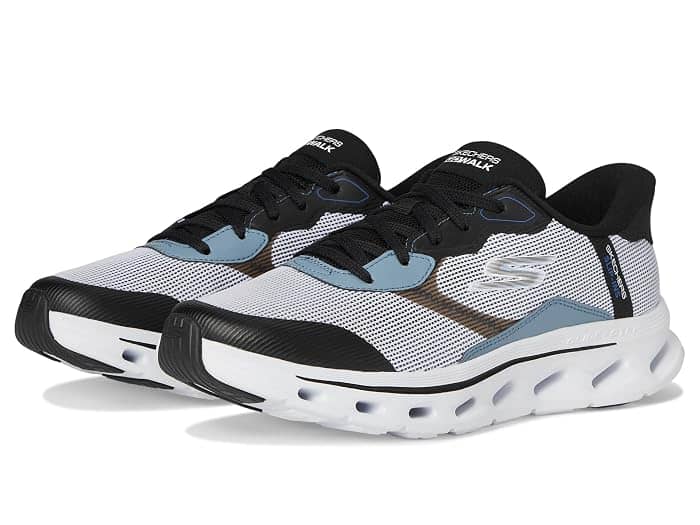 Skechers Go Walk Glide-Step 2.0 Sneaker Black/Gray M 15 / W 16.5 New