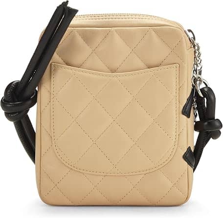 Chanel Cambon Shoulder Bag Women's bags Silver Nylon New