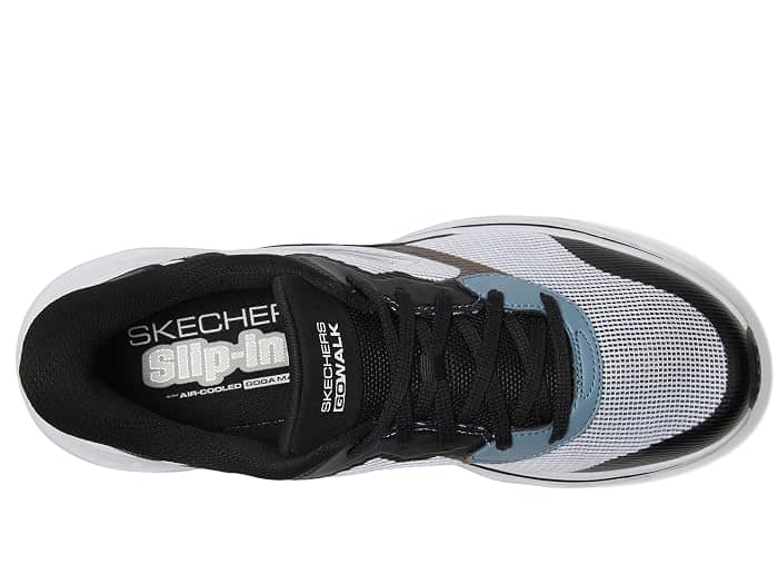 Skechers Go Walk Glide-Step 2.0 Sneaker Black/Gray M 15 / W 16.5 New