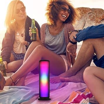 Aduro Monolith Portable Bluetooth Speakers Black New