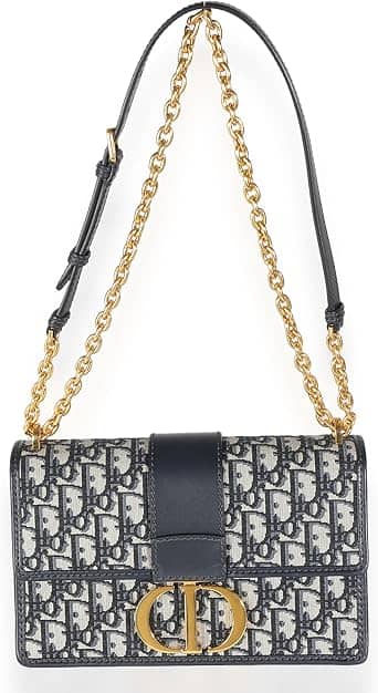 Dior 30 Montaigne Chain Shoulder Bag Women's bags White Unspecified Gold New
