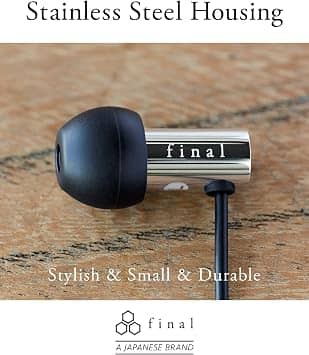 Final E3000C Headphones & Earbuds Black New