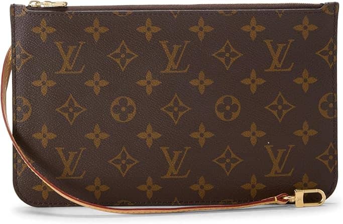 Louis Vuitton Neverfull Pouch Women's bags MM Yellow Monogram Canvas New