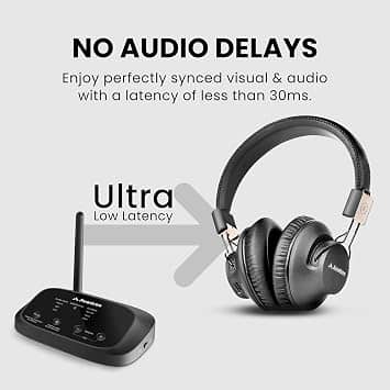 Avantree Quartet 2 Headphones & Earbuds Black New