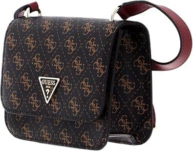 Guess Noelle Crossbody Women's bags Unspecified Black Saffiano Faux Leather New