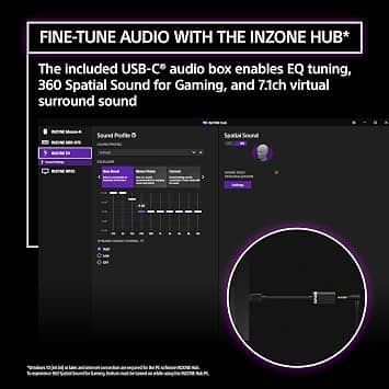 Sony INZONE E9 Headphones & Earbuds Black New