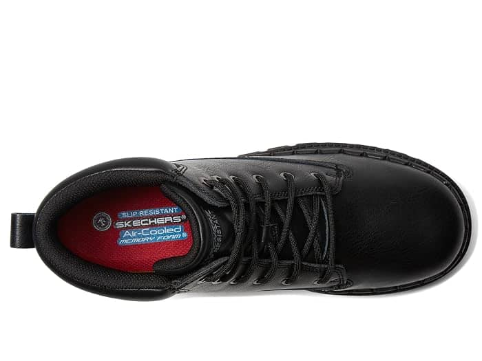 Skechers Jammers SR Sneaker Black Full Size Run New