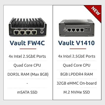Protectli V1410 Computers New