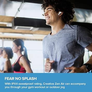 Creative Zen Hava Headphones & Earbuds Blue New