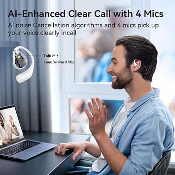 EarFun OpenJump Headphones & Earbuds Black New