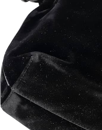 Loewe Flamenco Clutch Women's bags Small Black Velvet New