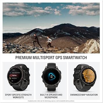 Garmin fēnix 8 – 47 mm Smartwatches Graphite 47mm New