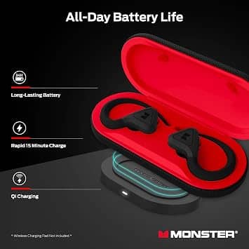 Monster DNA FIT Headphones & Earbuds Black New