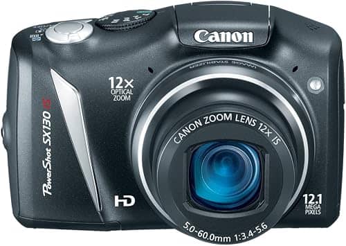 Canon PowerShot Sx130 IS Digital Cameras Black Refurbished - Excellent Body Only