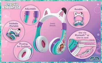 eKids B52 Headphones & Earbuds Angel New