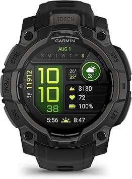Garmin Instinct 3 – 50 mm, AMOLED Smartwatches Gray 50mm New