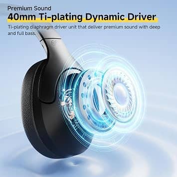 QCY H3 LITE Headphones & Earbuds Black New