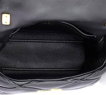 Louis Vuitton GO-14 Shoulder Bag Women's bags MM Black Malletage Patent Leather New