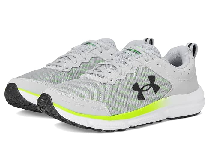 Under Armour Charged Assert 10 Sneaker Gray New