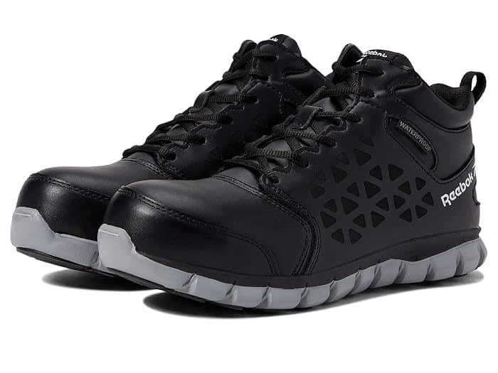 Reebok Sublite Cushion Work Sneaker Black Full Size Run New
