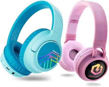 PowerLocus Bobo Headphones & Earbuds Blue New