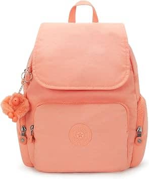 Kipling City Zip Backpack Women's bags Small Orange New