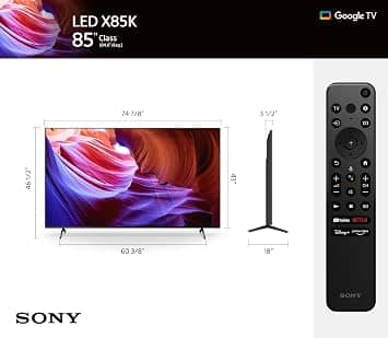 Sony KD85X85K TVs 85 inch New