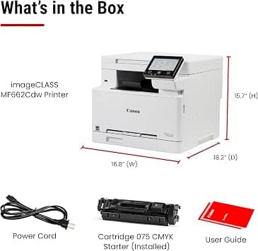 Canon Color imageCLASS MF662Cw Printers New