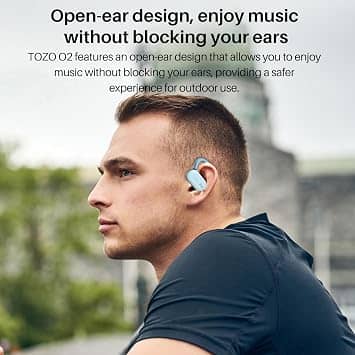 TOZO O2 Headphones & Earbuds Black New