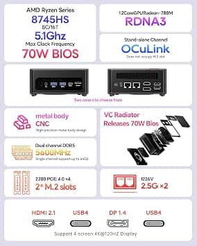 AOOSTAR GEM12 MAX Computers New