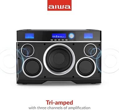 Aiwa Exos-10 Wireless speaker Portable Bluetooth Speakers Black New