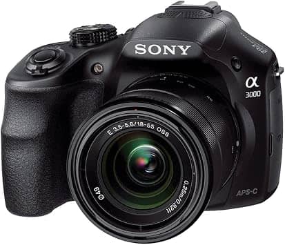 Sony Alpha 3000 Digital Cameras Black New w/ 18-55mm Kit