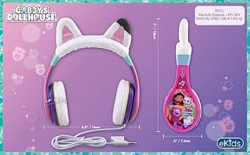 eKids gabby headphone Headphones & Earbuds New