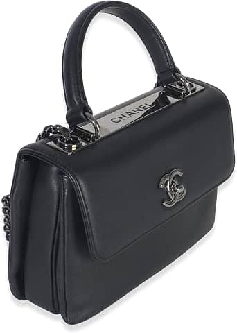 Chanel Trendy CC Top Handle Women's bags Medium Black Unspecified New