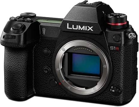 Panasonic LUMIX S1R Full-Frame Mirrorless Digital Cameras Black New Body Only
