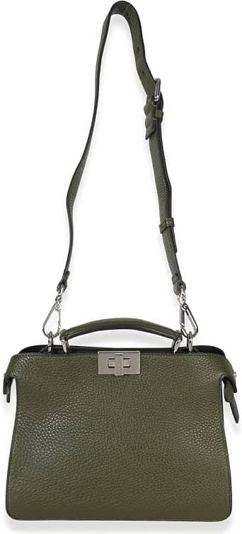 Fendi Peekaboo Top Handle Women's bags Mini Brown Leather New