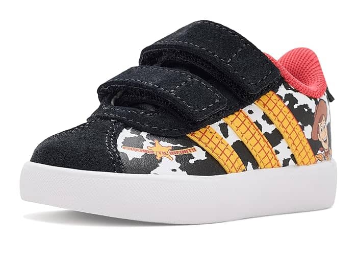 Adidas VL Court 3.0 Hook & Loop Sneaker Black Full Size Run New
