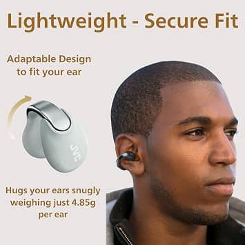 JVC NEARPHONES Ear-Cuffs Headphones & Earbuds Black New